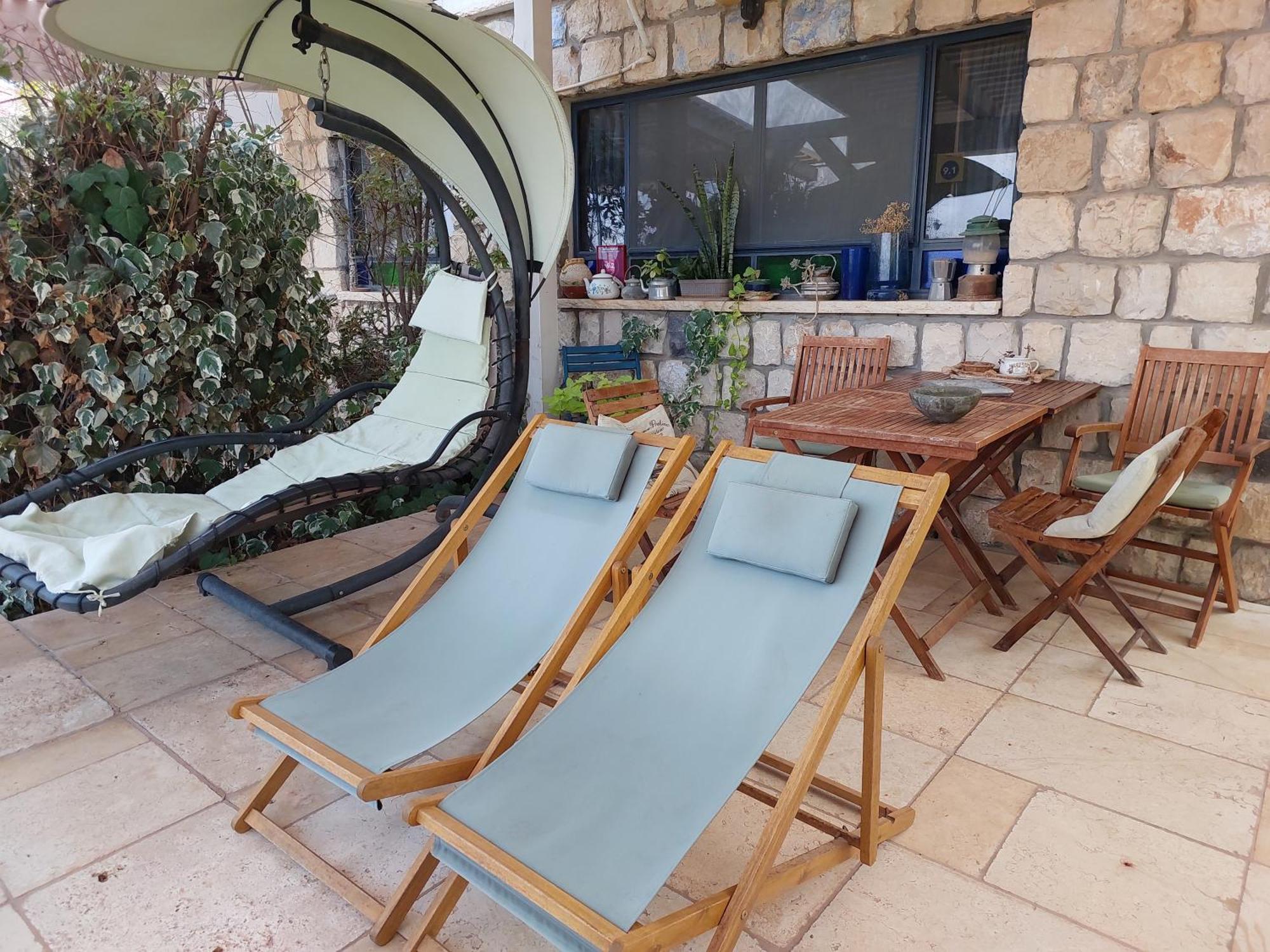 Ferienwohnung Neve Nof Rosch Pina Exterior foto